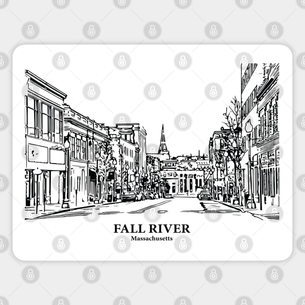 Fall River - Massachusetts Magnet by Lakeric